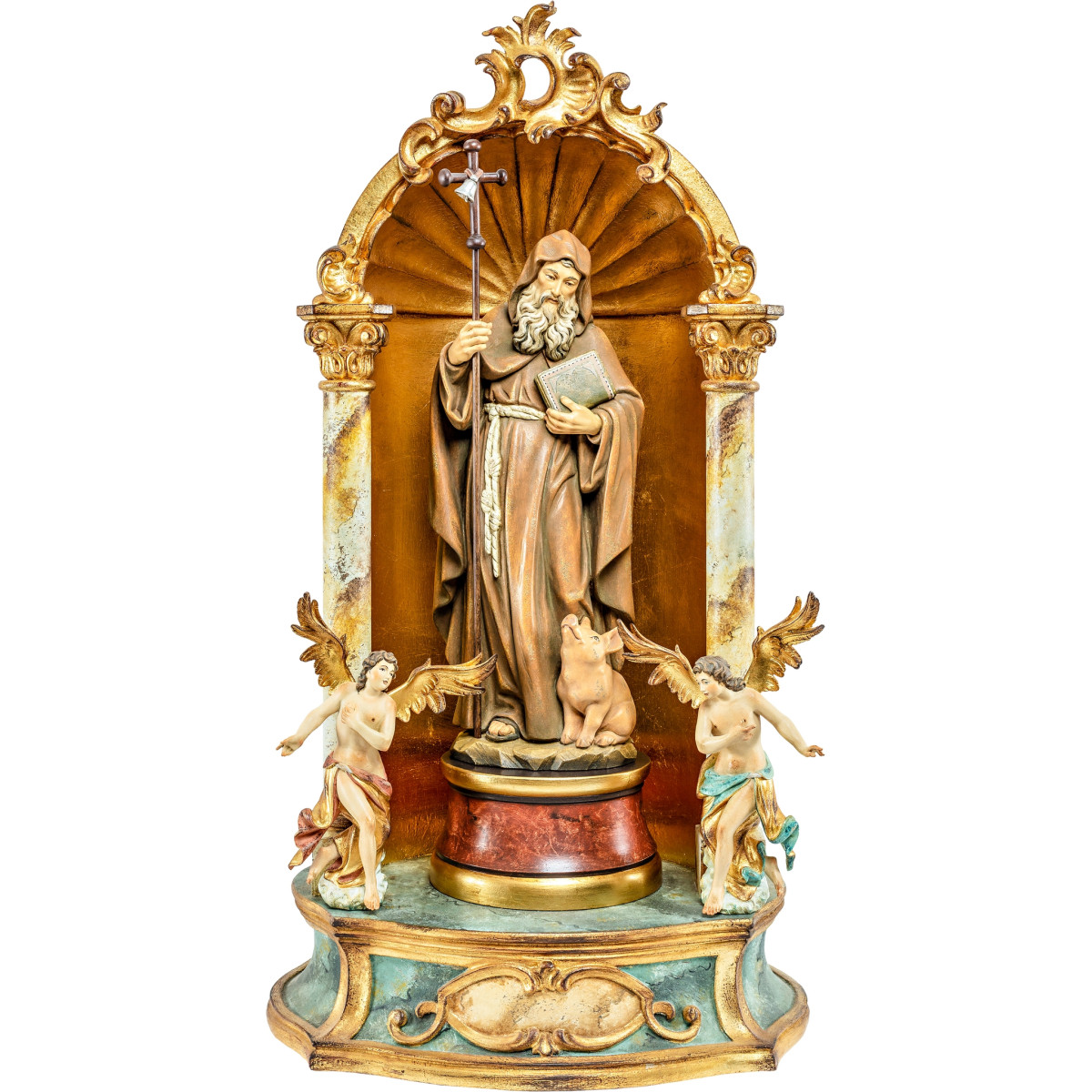San Antonio Abad - Altar casero barroco